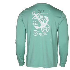 Men’s polo Ralph Lauren Ling sleeve graphic tee